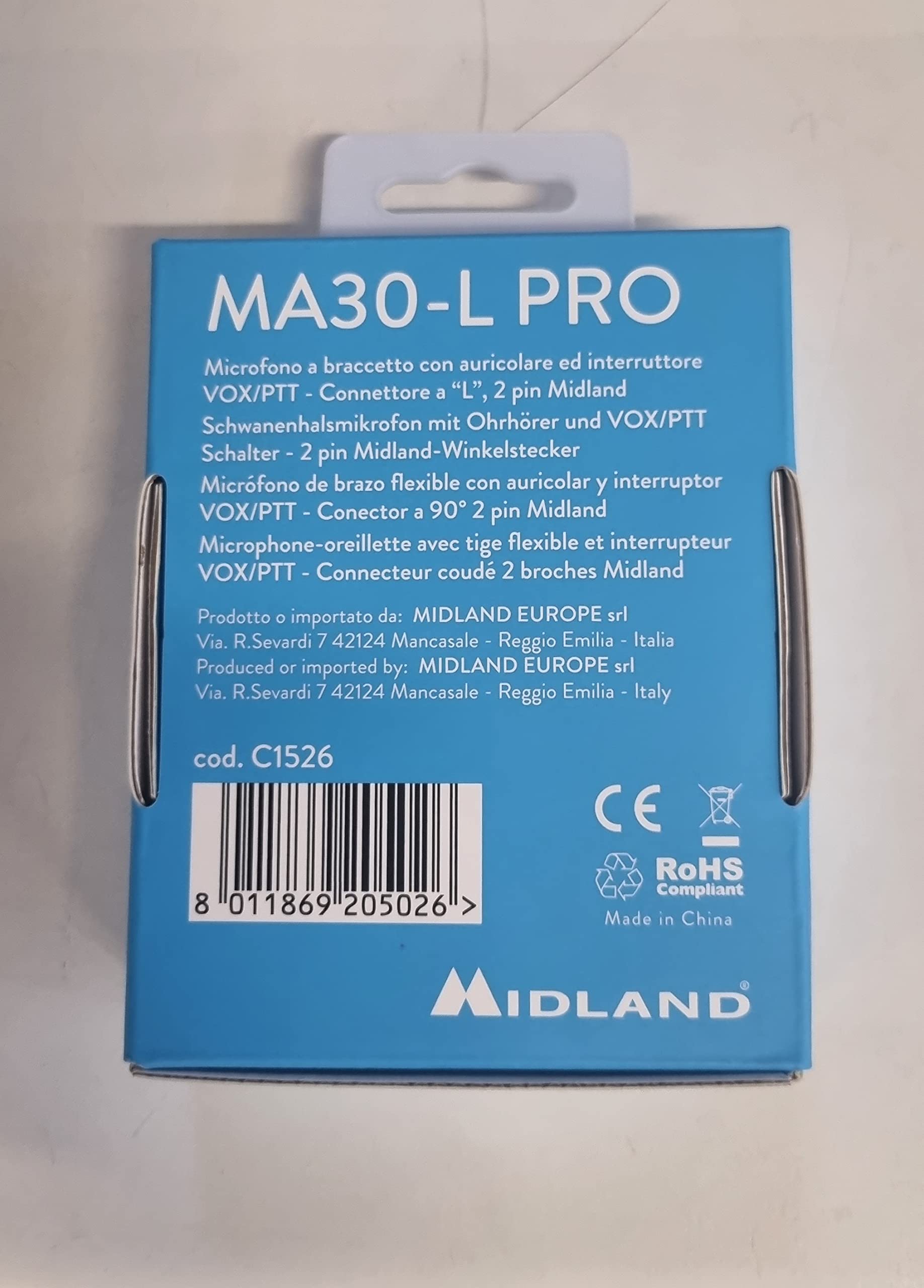 Microfono Auricolare Midland MA30-L PRO Con Boom - Compatibile Con Radio G7 Pro, G9 Pro, XT E XT PRO - Foto 4