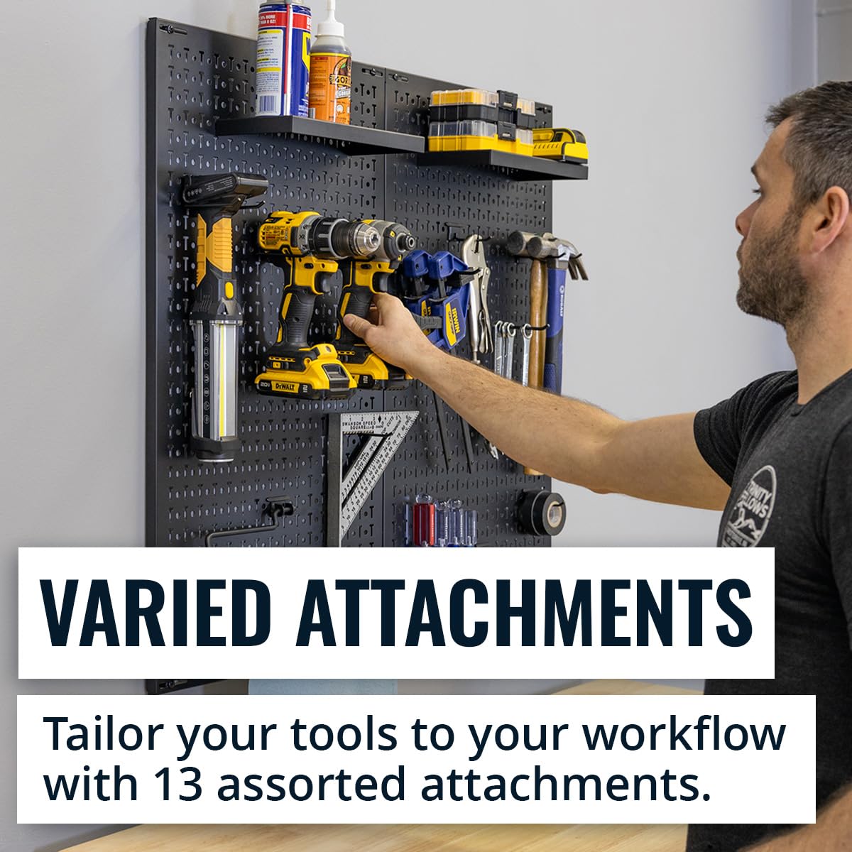 Garage Wall Storage Pegboard