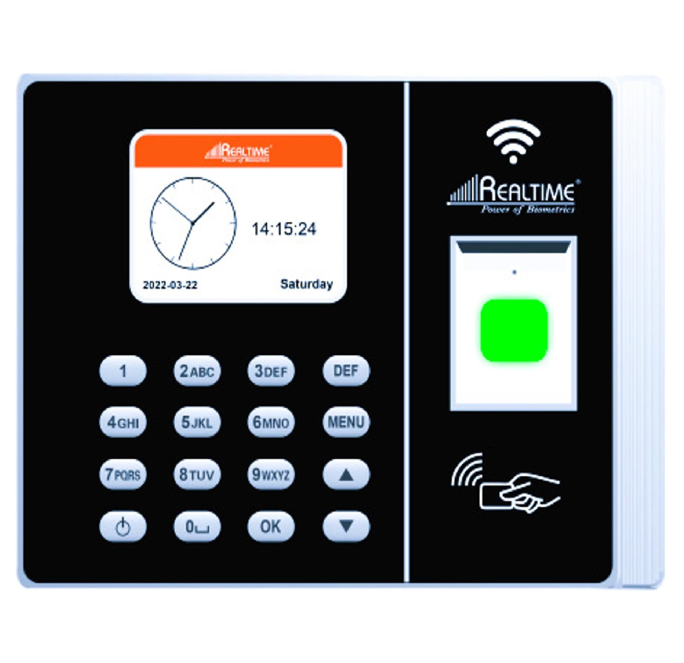 Realtime RS9W with WiFi Attendance Machine with Fingerprint Scanner & Access Control-image-9