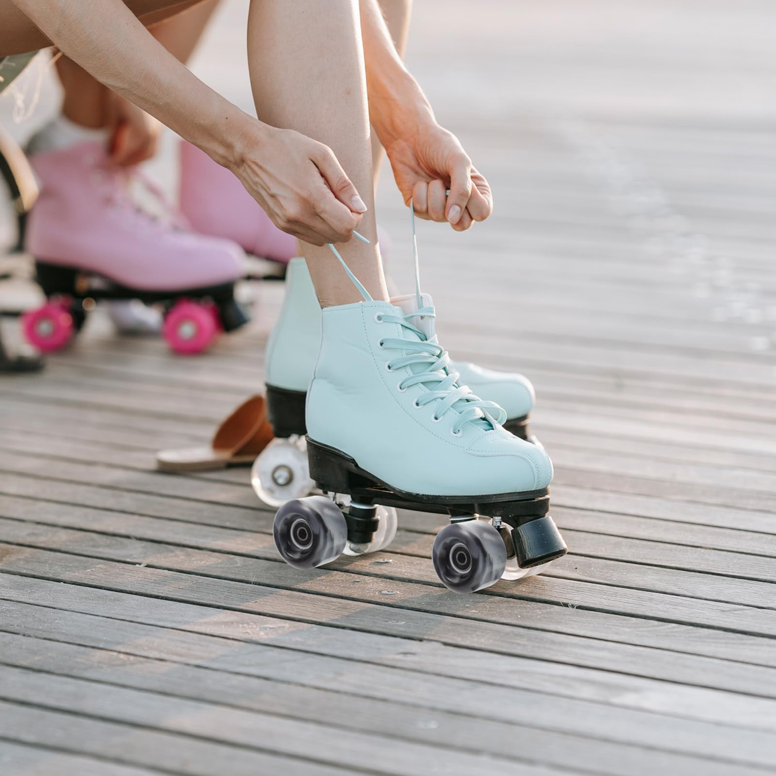 Ruedas de Repuesto para Patines de Pu, 4 Piezas, Mezcla