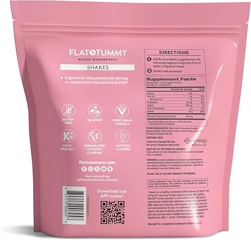 Miniatura 9 de Flat Tummy - Malteada en polvo, suplemento alimenticio