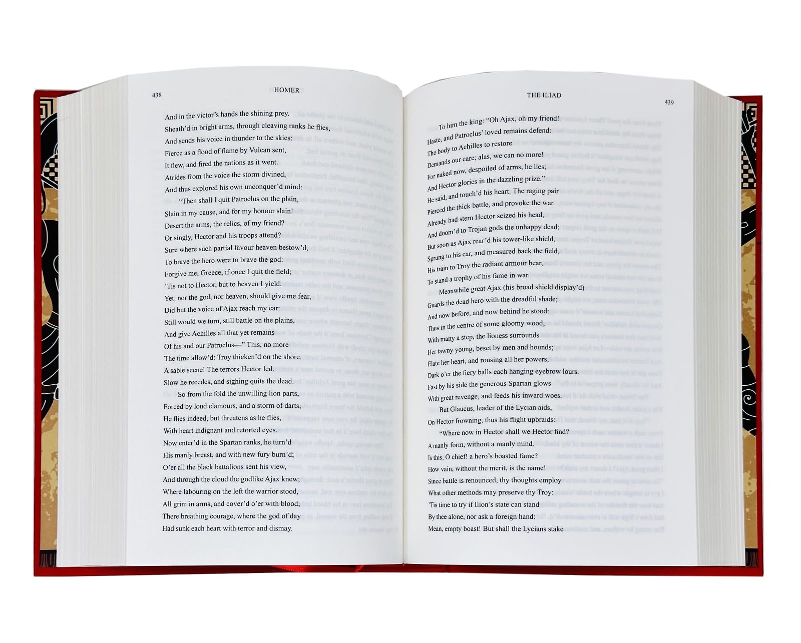 The Iliad and The Odyssey By Homer (Deluxe Leather-bound)