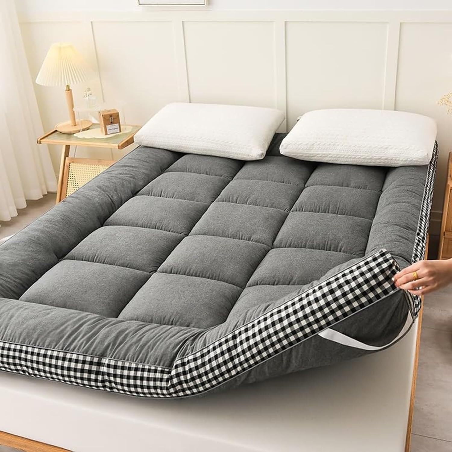 Matelas Tatami Matel-up Pliable Matelas Futon Japonais 140x200 Matelas De Sol Japonais Épais Matelas De Futon Épais(D,1.5mx2m)