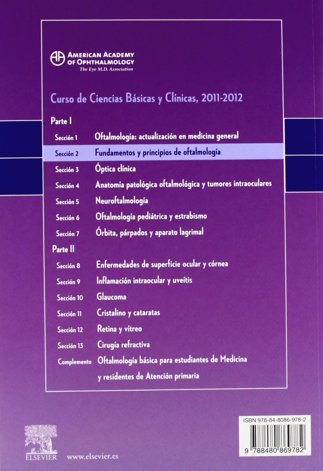 Fundamentos Y Principios De Oftalmología. 2011-2012
