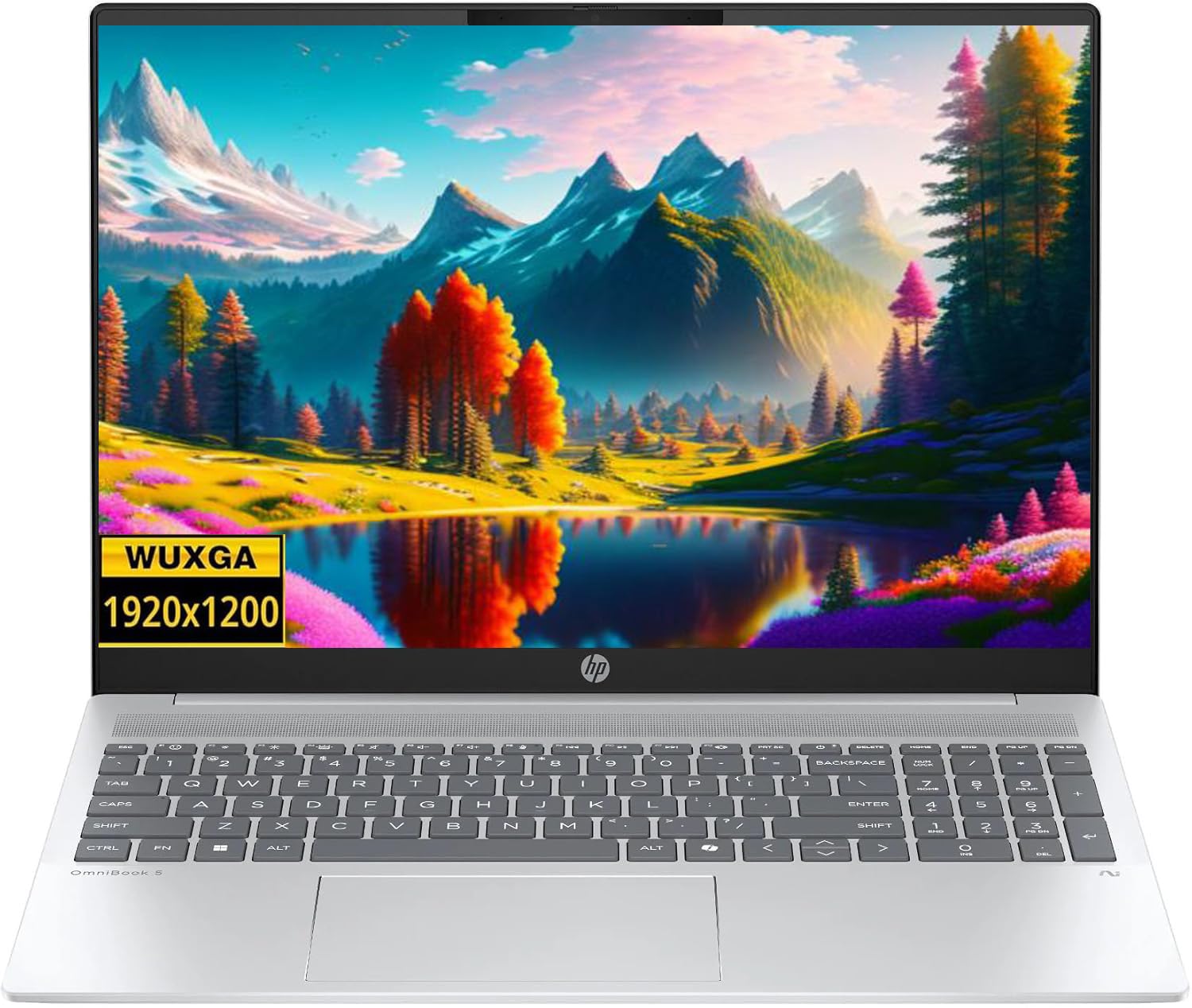 Amazon.com: HP OmniBook 16 in Cool Silver 6-core Ryzen 5 up to 4.9