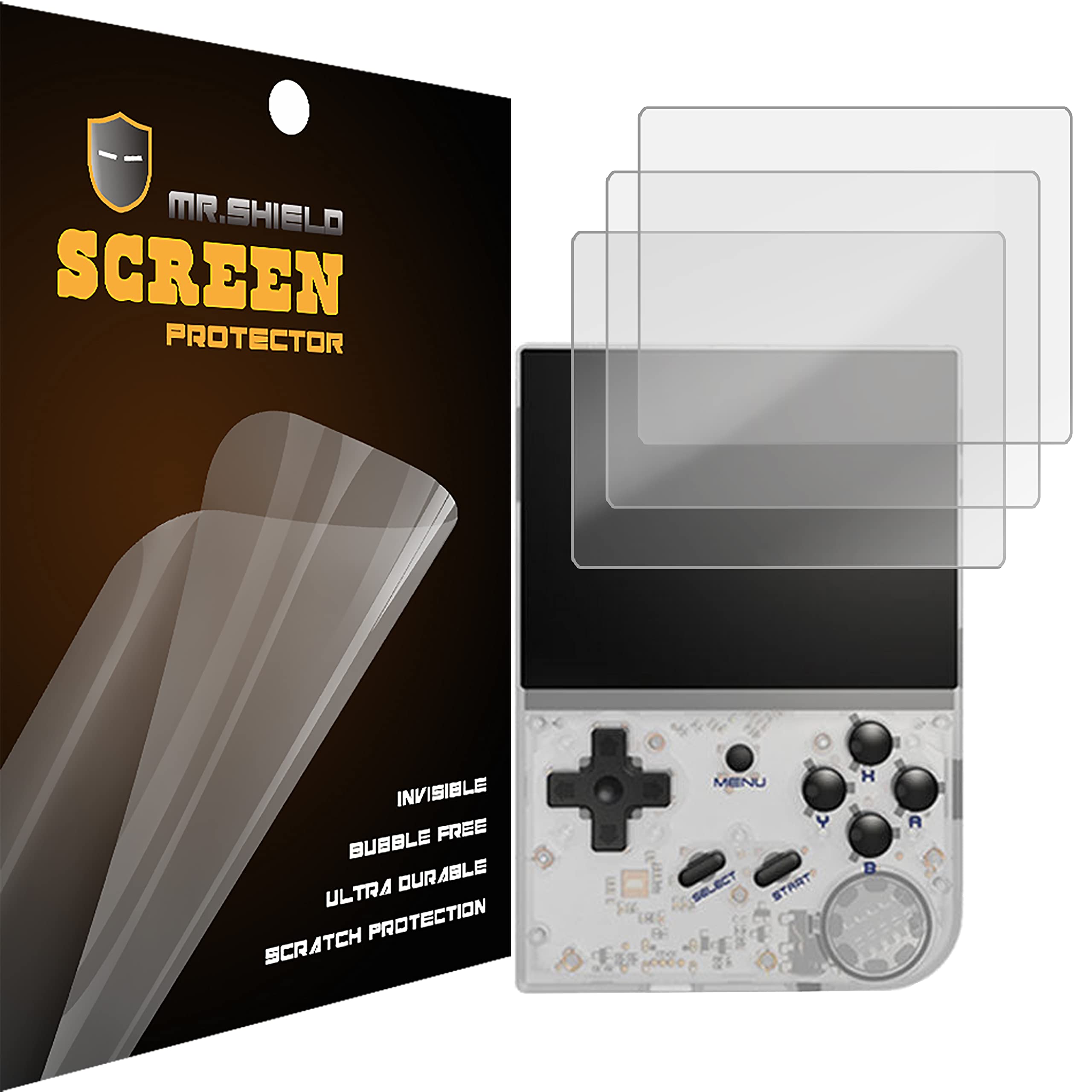 Mr.Shield Screen Protector For Anbernic RG35XX / RG35XX Plus / RG35XX+ Anti Glare [Matte] [3-Pack] Screen Protector (PET Material)