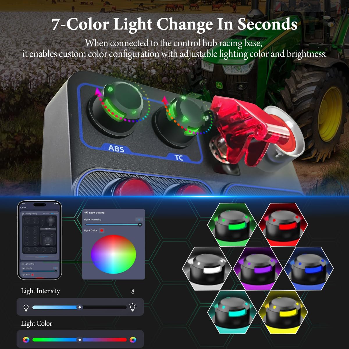 Snapklik.com : PXN CB1 Button Box Sim Racing For American Truck And ...