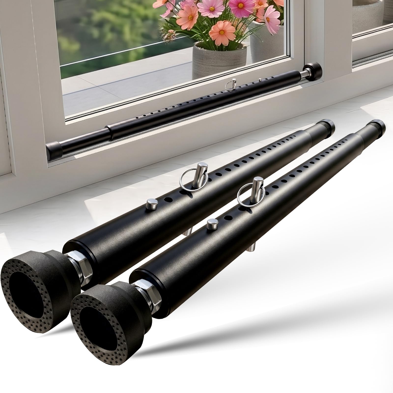 SKYHAW Sliding Door Security Bar 2-Pack