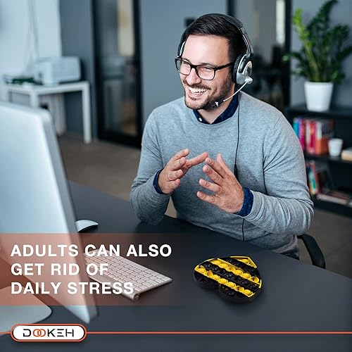 Miniatura 4 de Dookeh Juguete sensorial de burbujas para reventar burbujas - Juguete sensorial de burbujas para presionar (4 piezas)