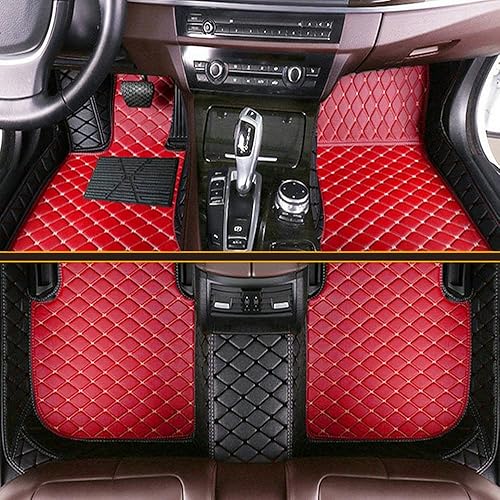 Miniatura 18 de Tapetes de automóvil para el 99 % de los sedán, SUV deportivos, protección para todo tipo de clima, tapetes de cuero impermeables