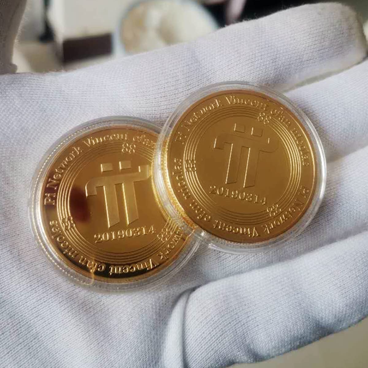 Amazon.co.jp: コイン真鍮手作りpi記念メダルコインコレクションコインpi記念コイン径4cm : ホビー