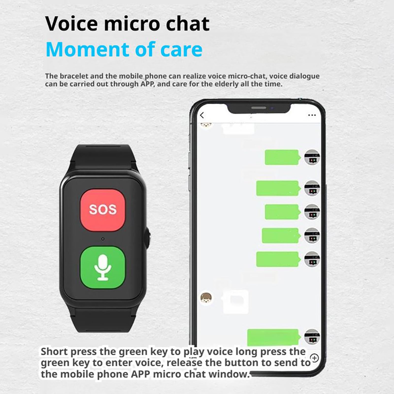Reloj Inteligente 4G, con Botón SOS + Chat De Voz Bidireccional, Posicionamiento GPS, Compatible con Tarjetas Sim, Reloj De Seguridad Diseñado Específicamente para Personas Mayores. Red