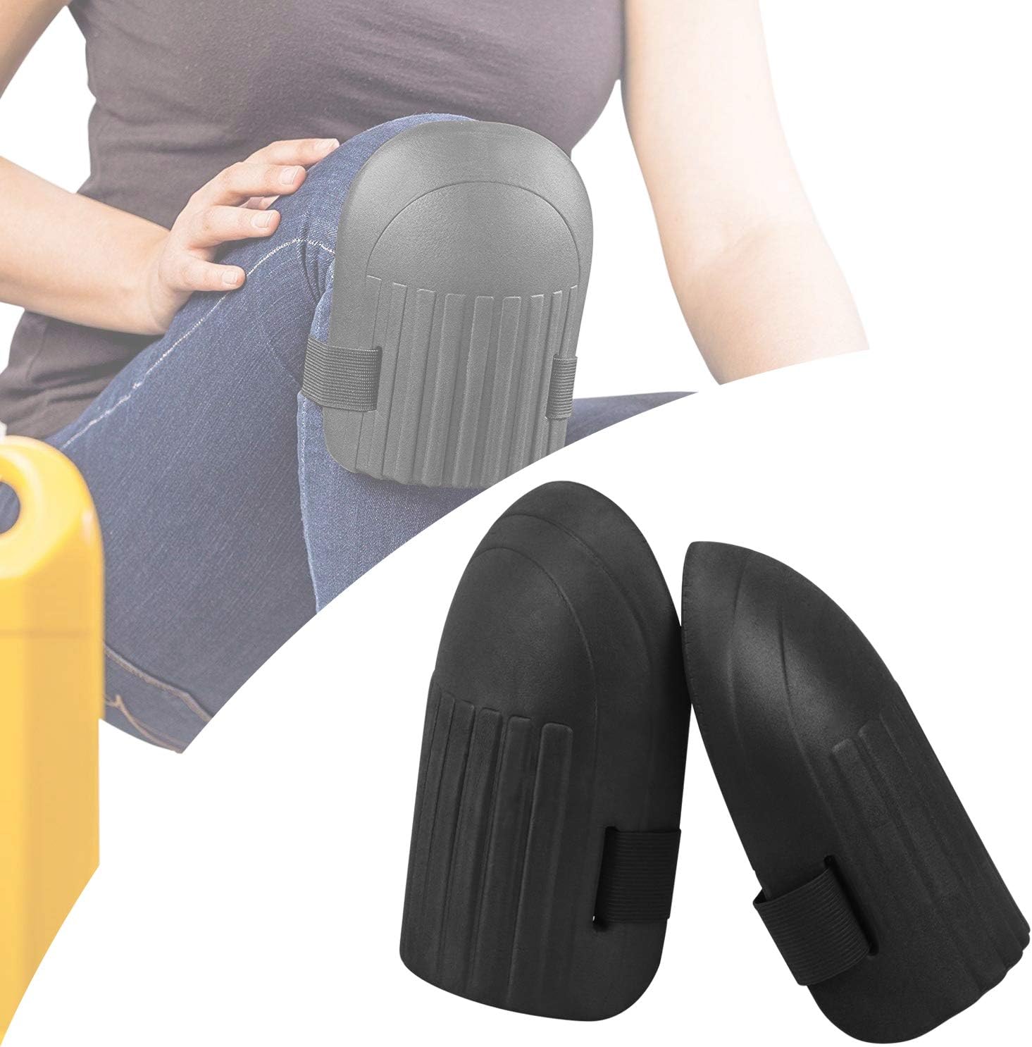 Waterproof Adjustable Gardening Knee Pads EVA Foam Soft