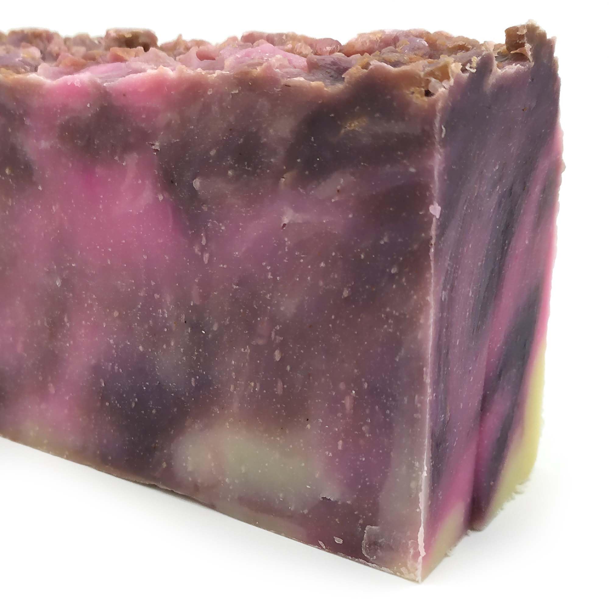 1 Uds. Barra de jabón artesano de Centella Asiática y Rosa Mosqueta (1.2kg) Venta al por mayor - DIY - Jabones naturales a granel - Hecho en España - Atenúa manchas y estrías - Cicatriza