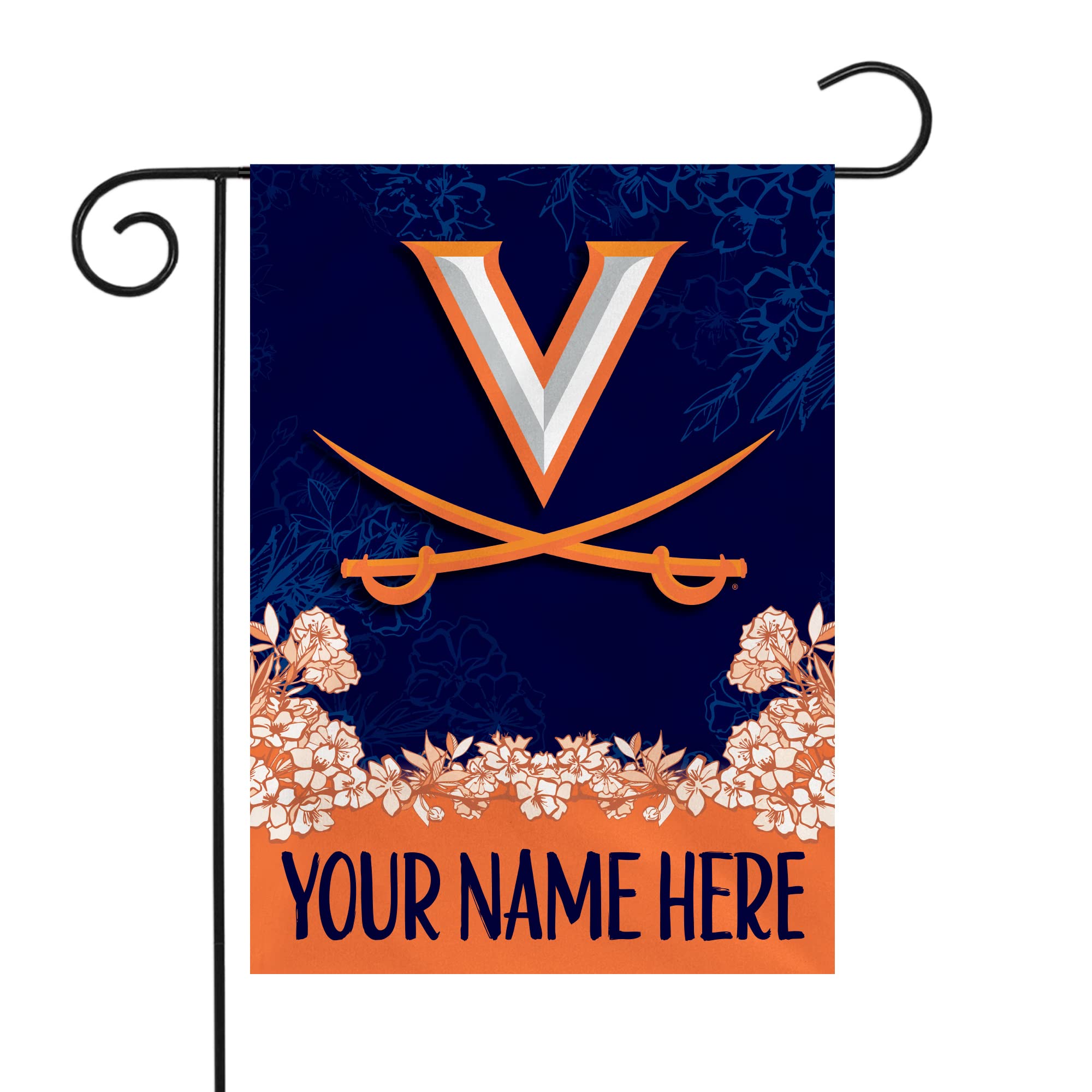 Rico Industries NCAA Standard/Primary Personalized Garden Flag