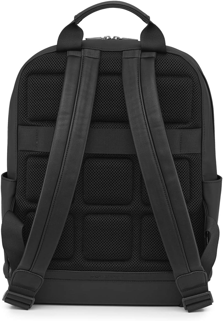 Moleskine Backpack Collection, Soft Touch PU, Can Store 15-Inch Laptops, Business Backpack, Black