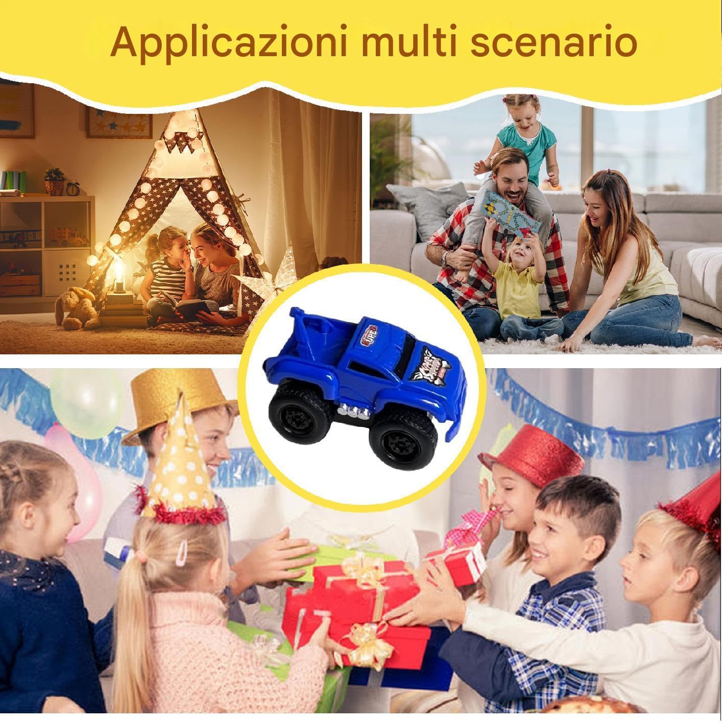 Generico Macchinine A Trazione Antigravitazionale | Macchinina Magnetica Da Parete, Nuova 2025 | Macchinine Inerziali Con Vibrazione, Giocattoli Educativi