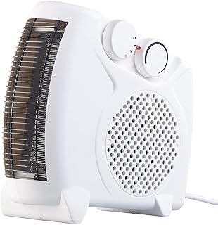 Sichler Haushaltsgeräte Heizgerät: Heizlüfter LV-190 mit 2 Heizstufen und Thermostat, 2.000 Watt (Mini Heizung, Elektroheizer, Bad)