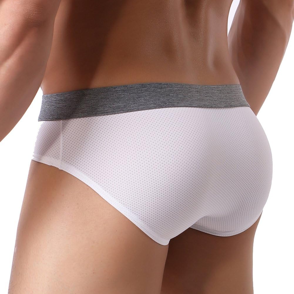 Summer Code Mens Micro Mesh Briefs Comfortable Bulge Pouch Underwear - Image 5