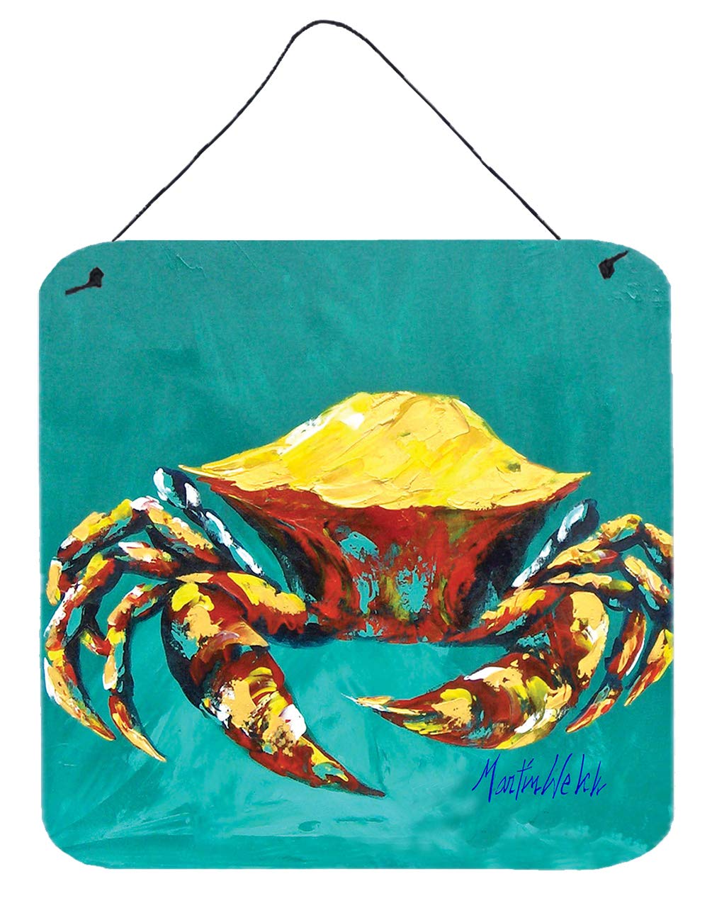 Décoration murale tunnel de crabe Caroline's Treasures suspendre porte multicolore