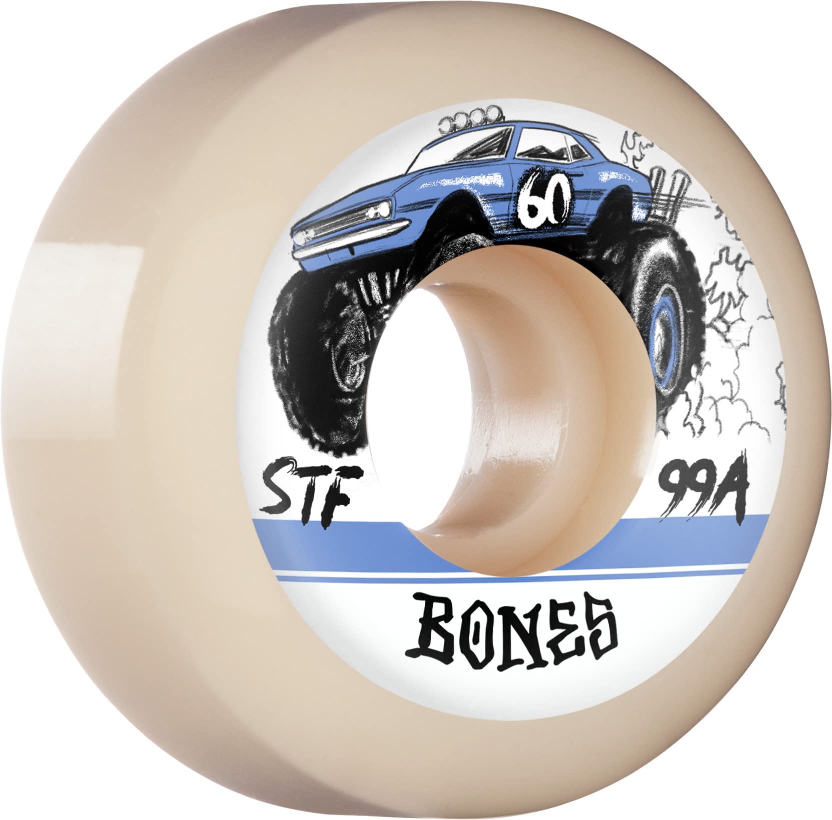 BonesWheels STF Big Rigs V5 Sidecut 99A Skateboard Wheels 4pk