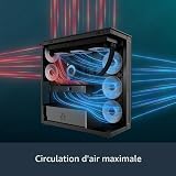 ARCTIC Xtender (Black) - PC Case, Tempered Panorama Glass, 2 x 420 mm Radiator Support, Full Tower, Big Tower, E-ATX, 5x A-RGB Fans pre-mounted - Black - 2