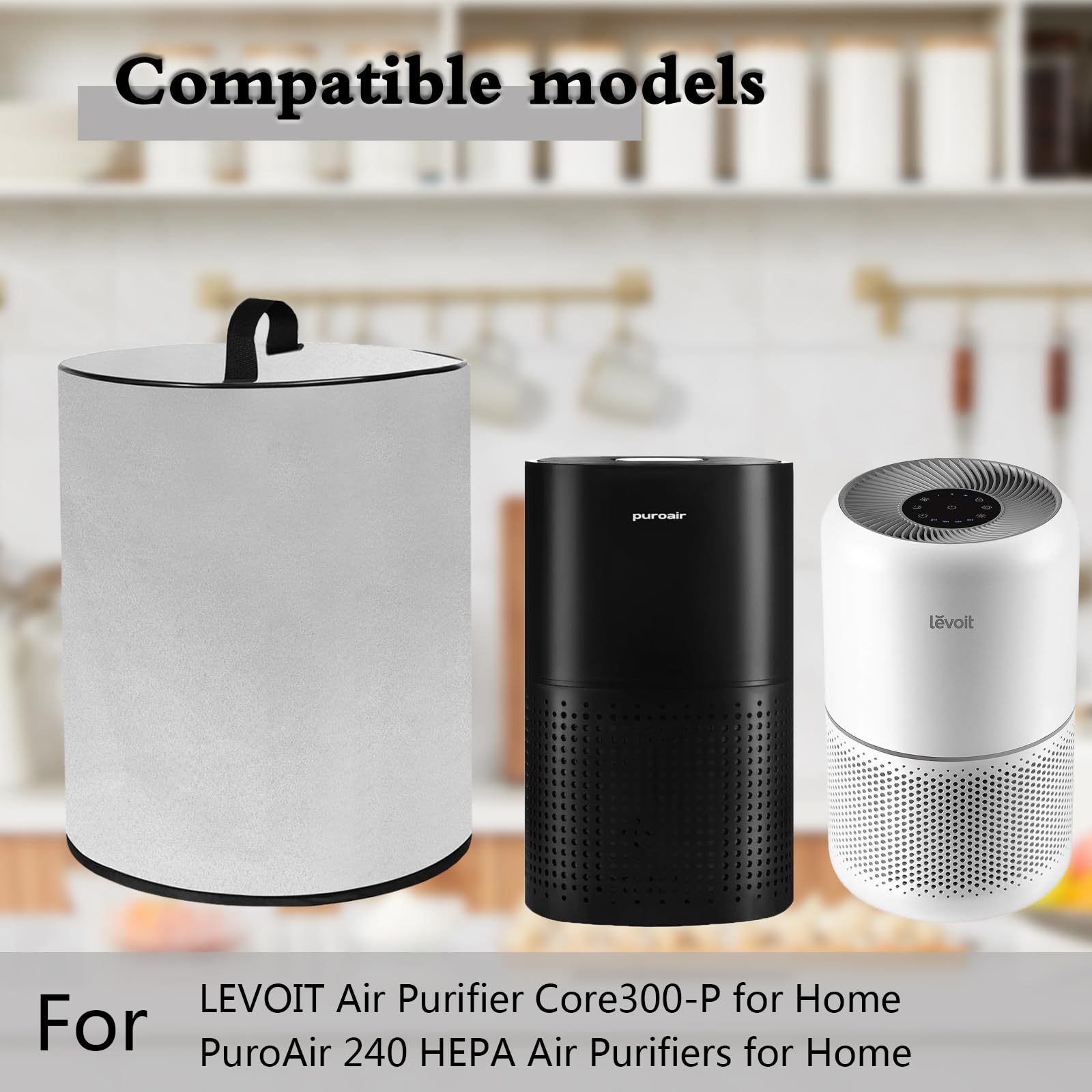 Dust Cover for LEVOIT Air Purifier Heavy Duty Heat-Resistant, Waterproof Nylon Fabric Protective Air Purifier Cover Case Compatible with LEVOIT Air Purifier Core300-P/PuroAir 240 HEPA Air Purifier