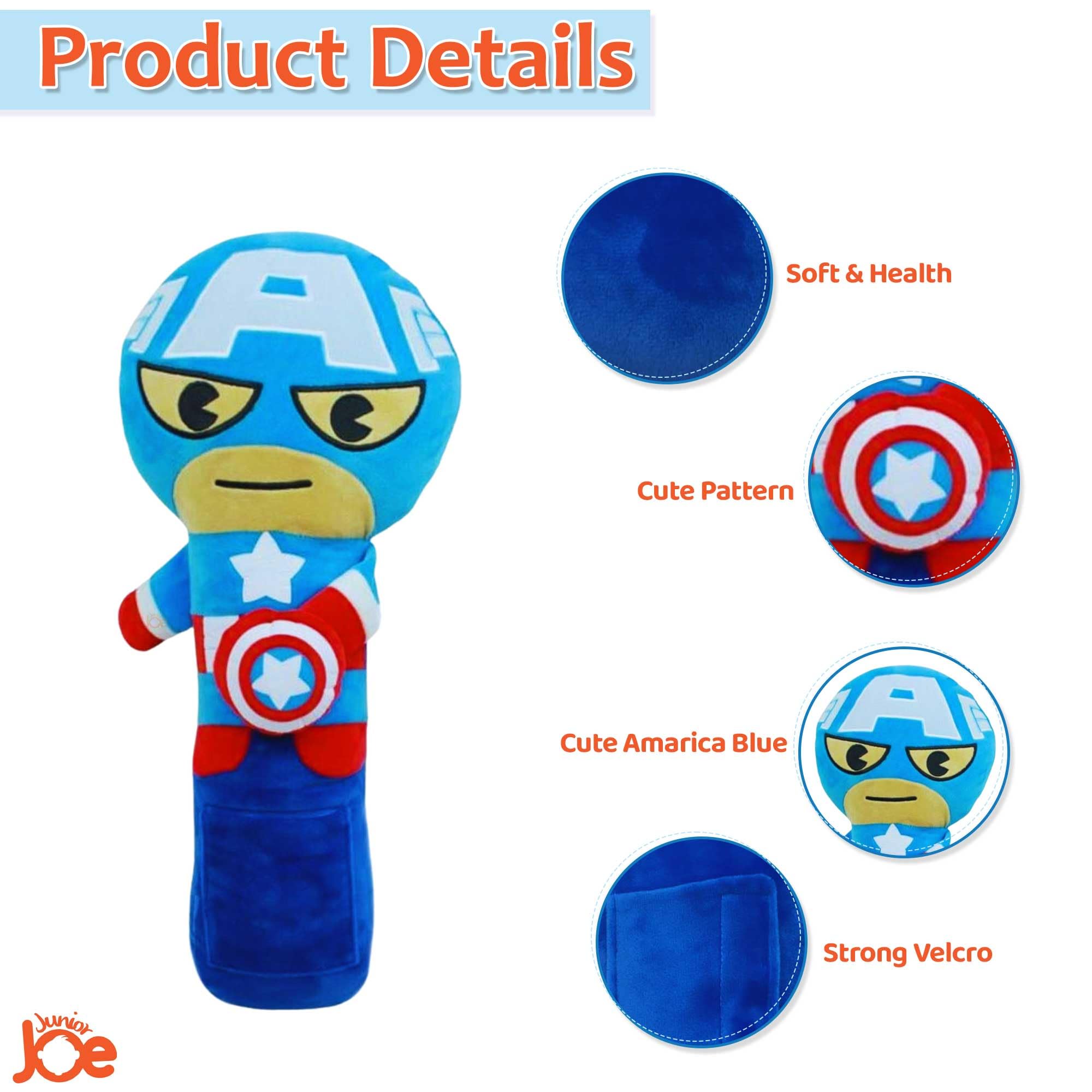 JUNIOR JOE Soft Velvet Car Seat Belt Pillow For Kids|Travel Neck Pillow With Cushion|Cute Cartoon Vehicle Shoulder Pads For Children|(Style-6),1 Count,Multicolor 1