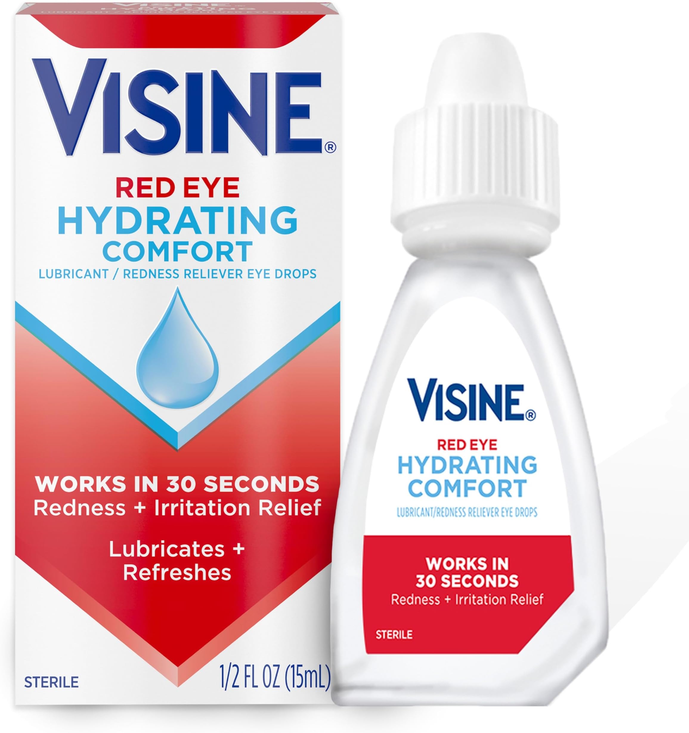 Visine Red Eye Hydrating Comfort Drops (0.5fl. oz)