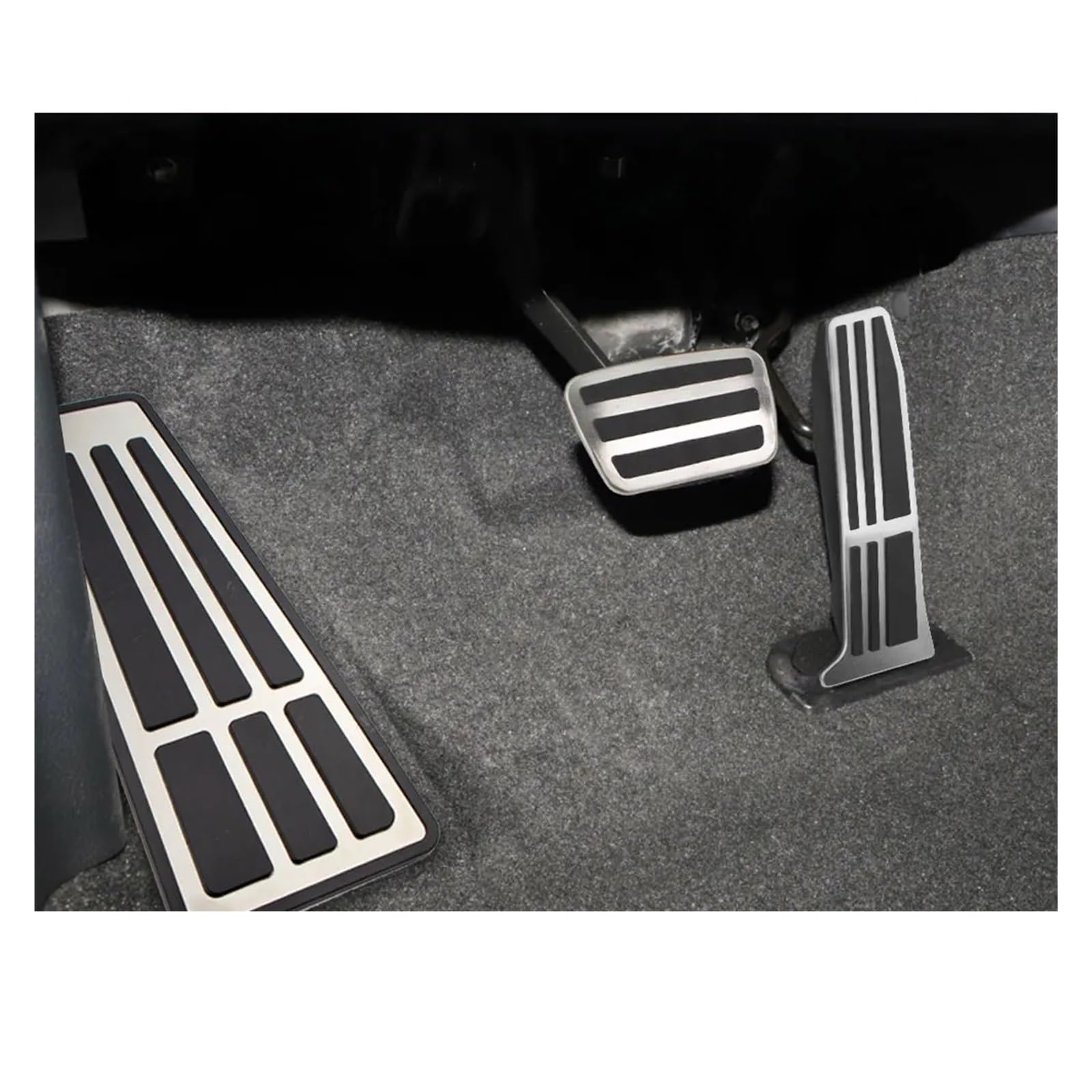 BERTGDA Car Pedal Cover,Fit For Toyota, Camry 2018 2019 Avalon RAV4 2019,Fit For Lexus, ES GS Brake Foot Rest Pedals Pedal Pad Accessories osłony przyspieszacza i hamulca samochodowego(2Pcs AT)