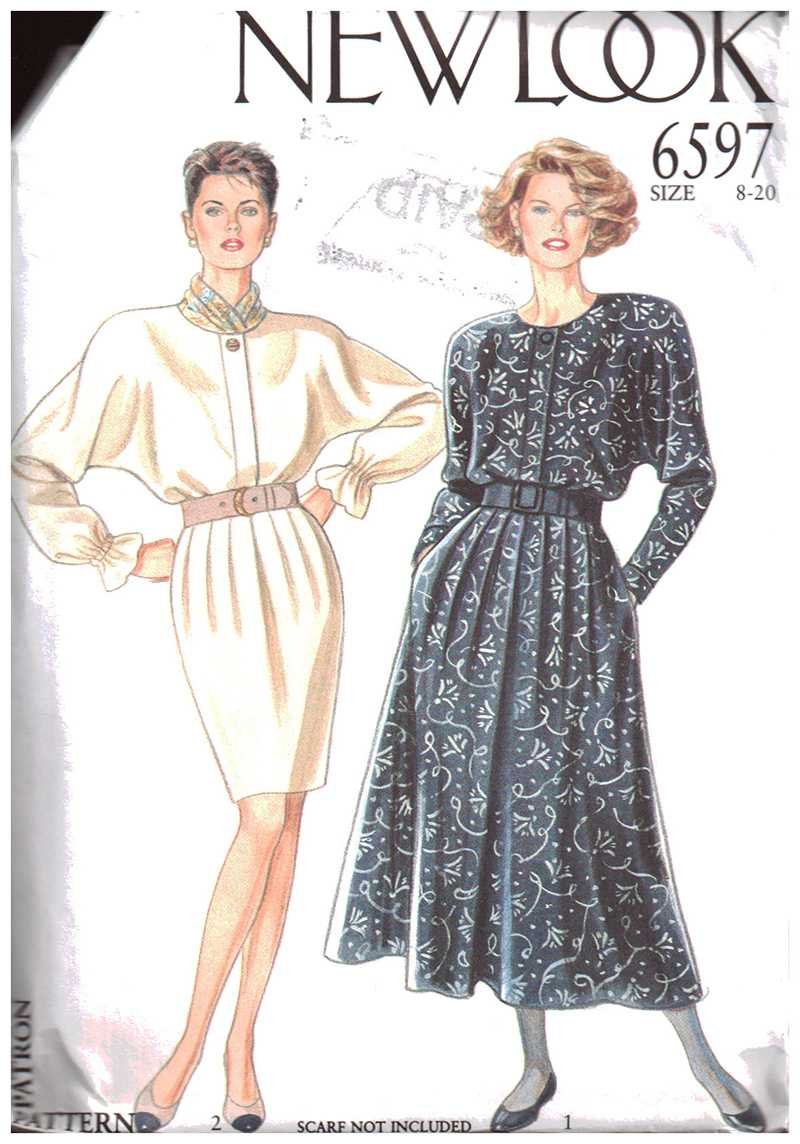 New Look Patron De Couture 6582 Pour Hauts, Jupes, Vestes Et Robes