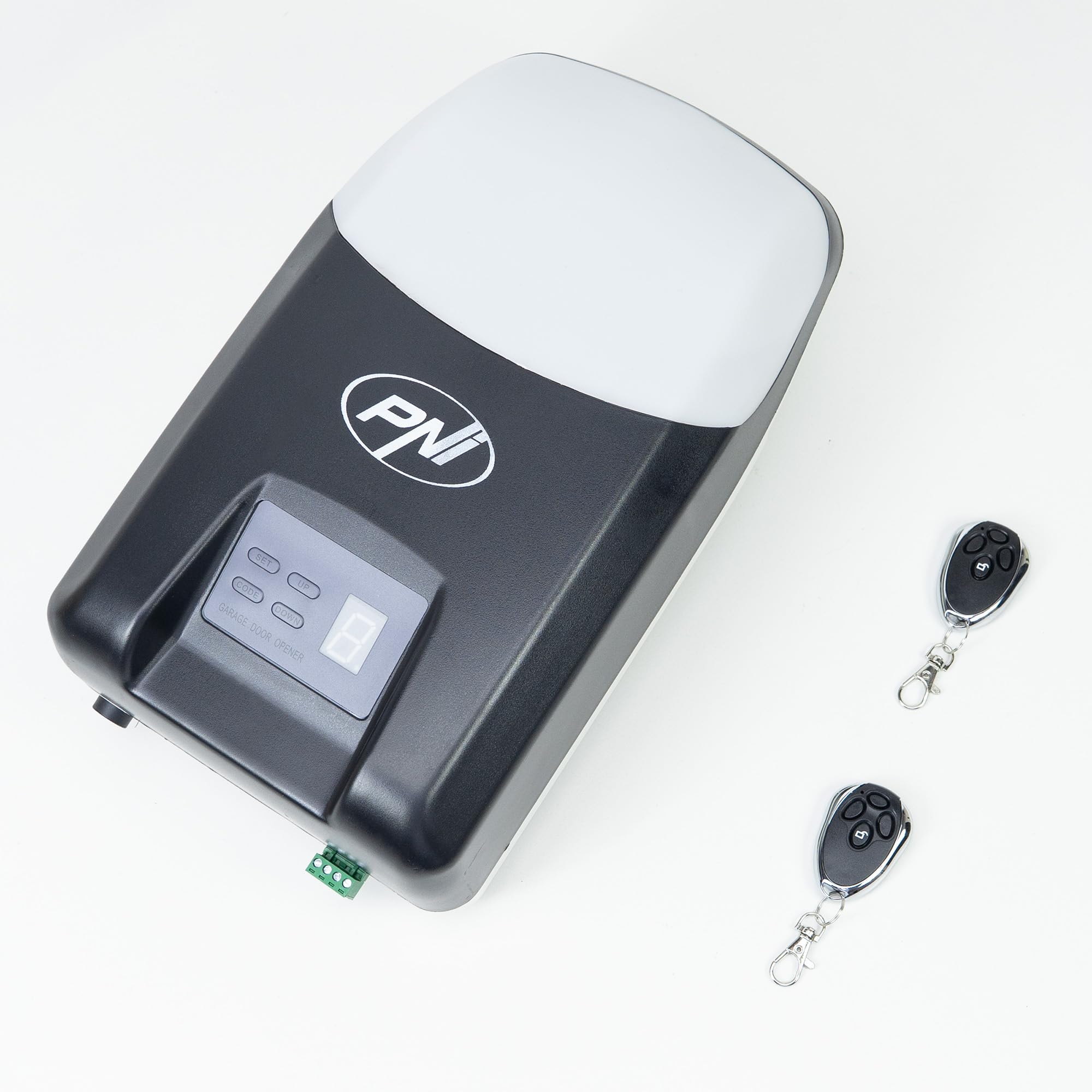 PNI Kit automazione porta garage AGD1200, potenza 1200N per porte sezionali fino a 17m2