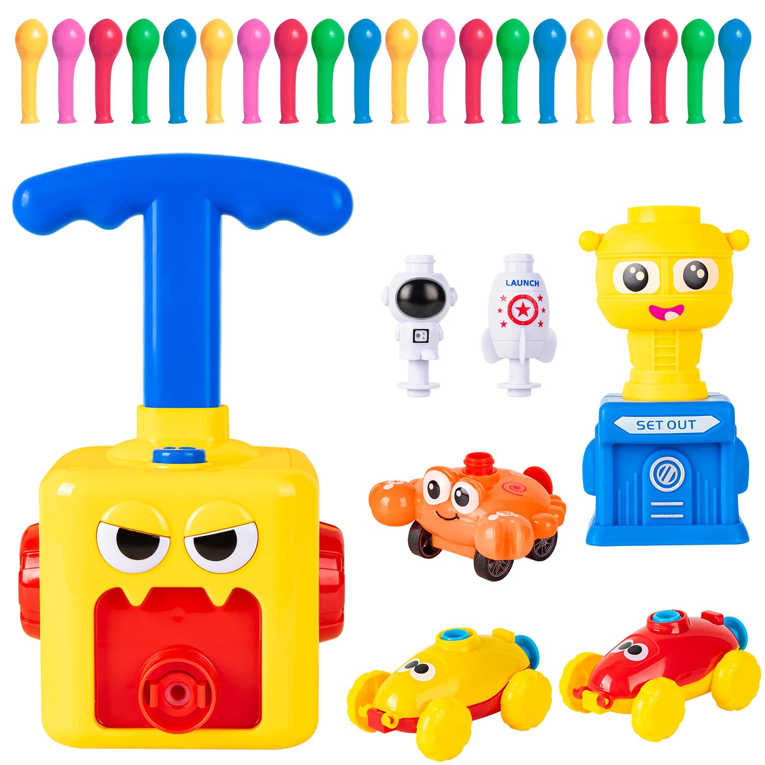 Amazon.com: TODKISS Balloon Launcher Toy Set, Balloon Pump Rocket