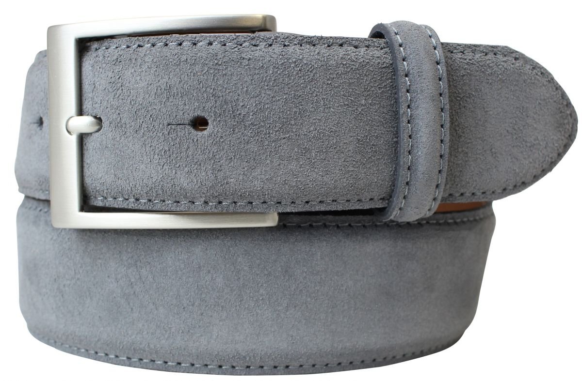 BELTINGER Veloursleder-Gürtel 4 cm | Hochwertiger Herren-Ledergürtel 40mm | Wildleder-Gürtel