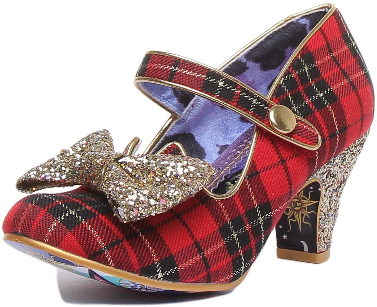 Piccolo Womens Mary Jane Heeled Court Shoe