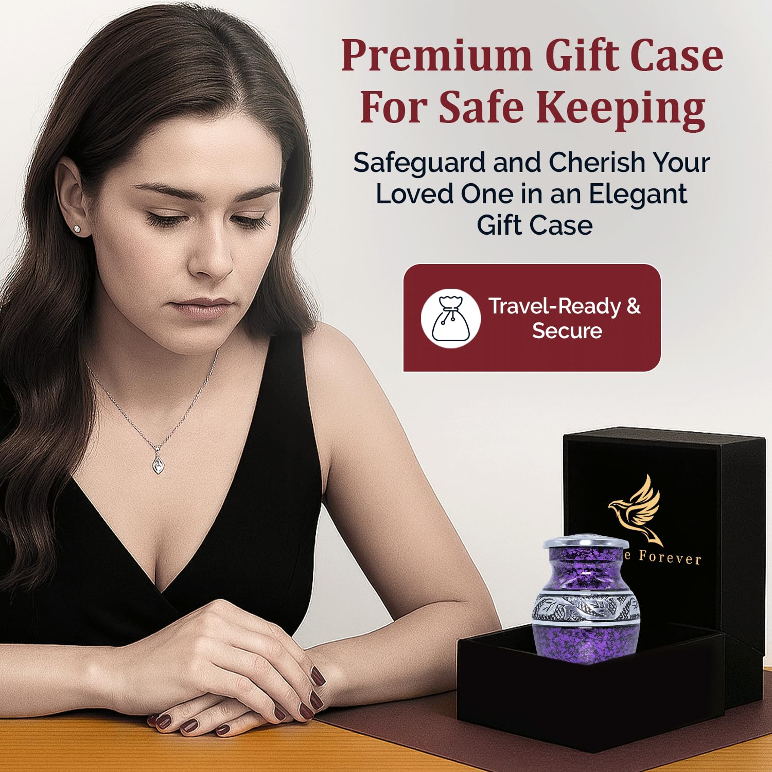 Amazon｜人間の遺灰用ミニ骨壷 - 男性&女性用記念骨壺4個セット