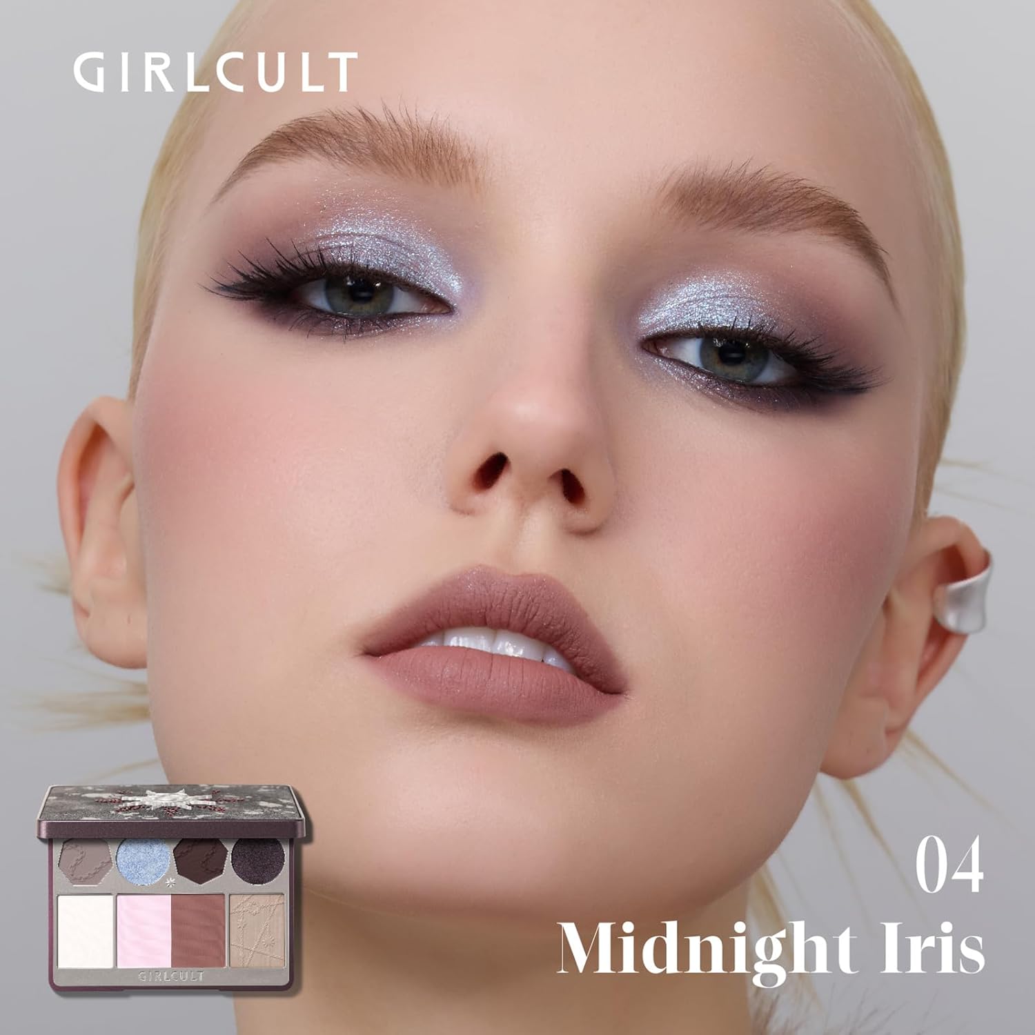 GIRLCULT All-in-One Makeup Palette, Full Face Makeup Palette with Eyeshadow Blush Bronzer and Highlighter, Matte and Shimmer Face Palette for Travel and Daily Makeup #04 - Image 2