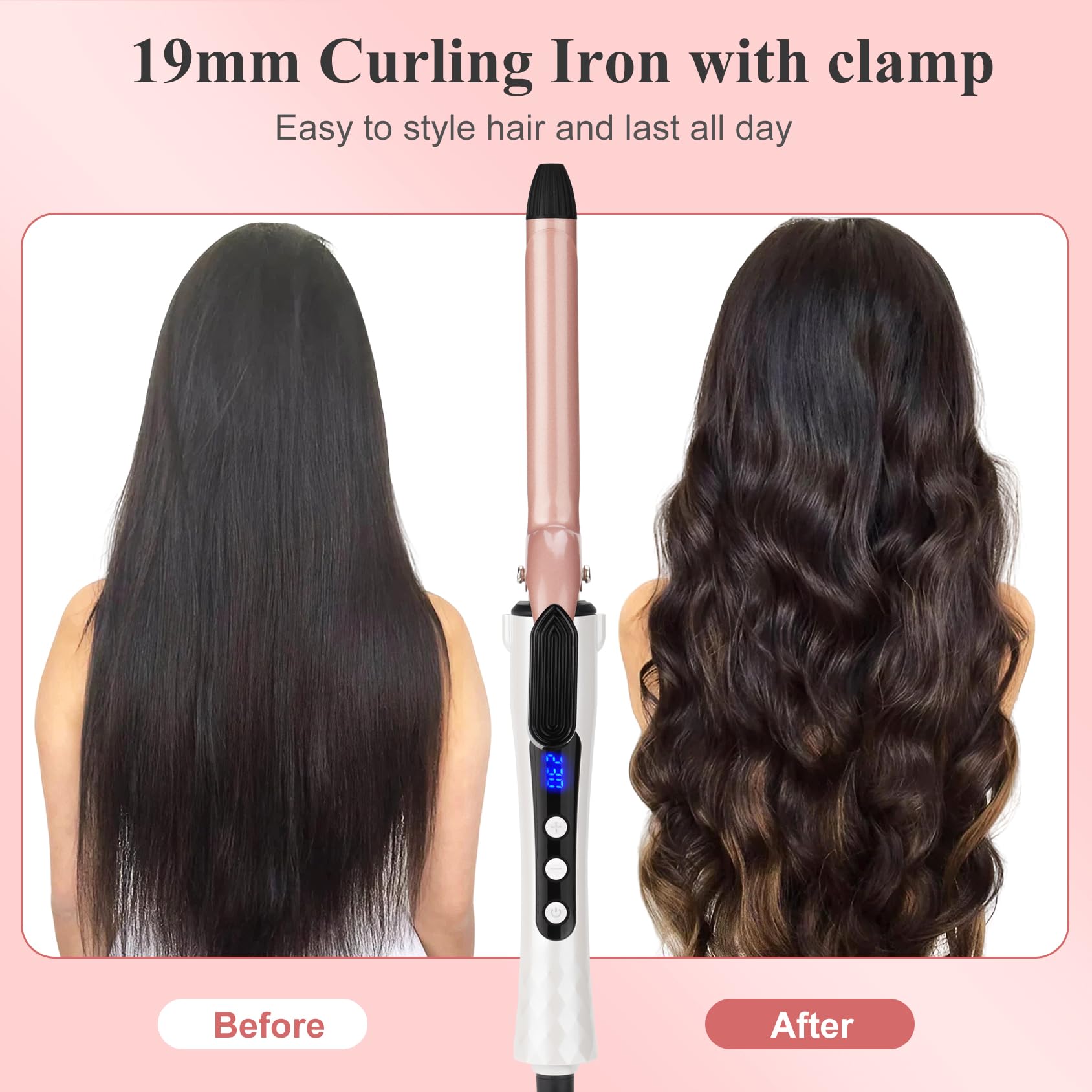 Hot Tools Big Bumper Spring Curling Iron, 1-1/2