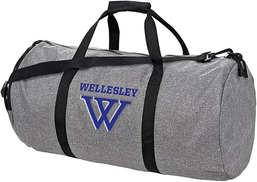 Miniatura 224 de Collegiate Primary Logo Collection Bolsa de lona ligera para deportes y gimnasio plegable para viajes, Bob Jones Bruins