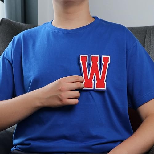 Miniatura 259 de Parches de letras termo-adhesivas de alta calidad – Lindas letras para ropa – Parche universitario para ropa – Letras bordadas de 4 1/2 parches