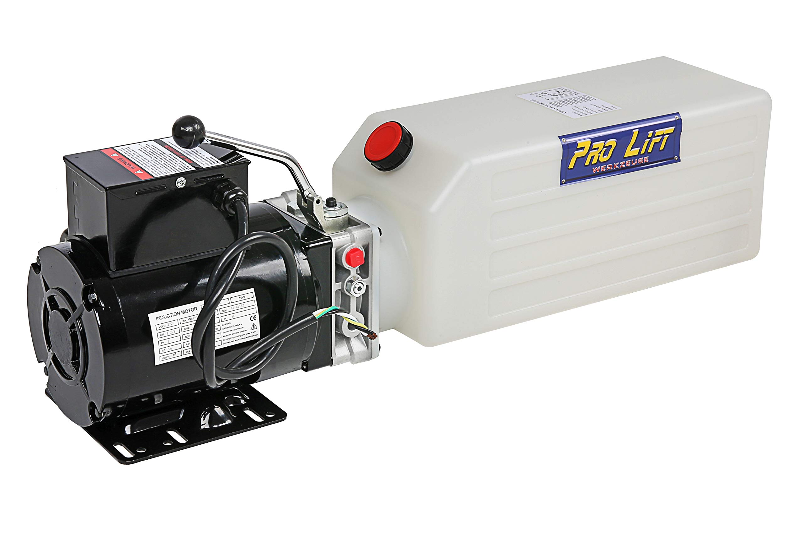 Elektrohydraulikpumpe 220V elektrische Hydraulikpumpe 200bar Kipperpumpe 2,2kW 10l Tank Pumpe
