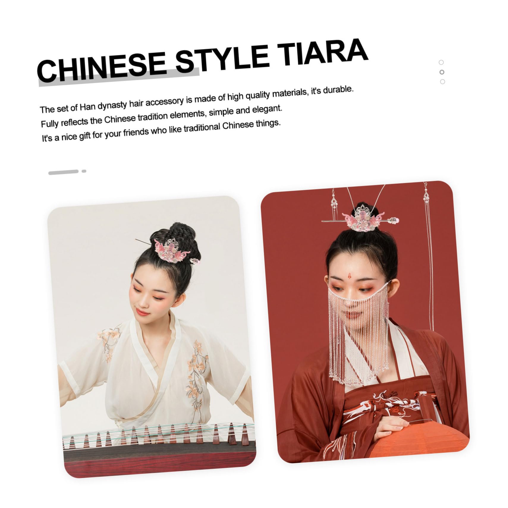 FRCOLOR 3sätze Traditionellem Chinesischen Haarschmuck Teiliges Und Haarnadel Han-stil Haaraccessoires Für Festivals Und Hochzeiten