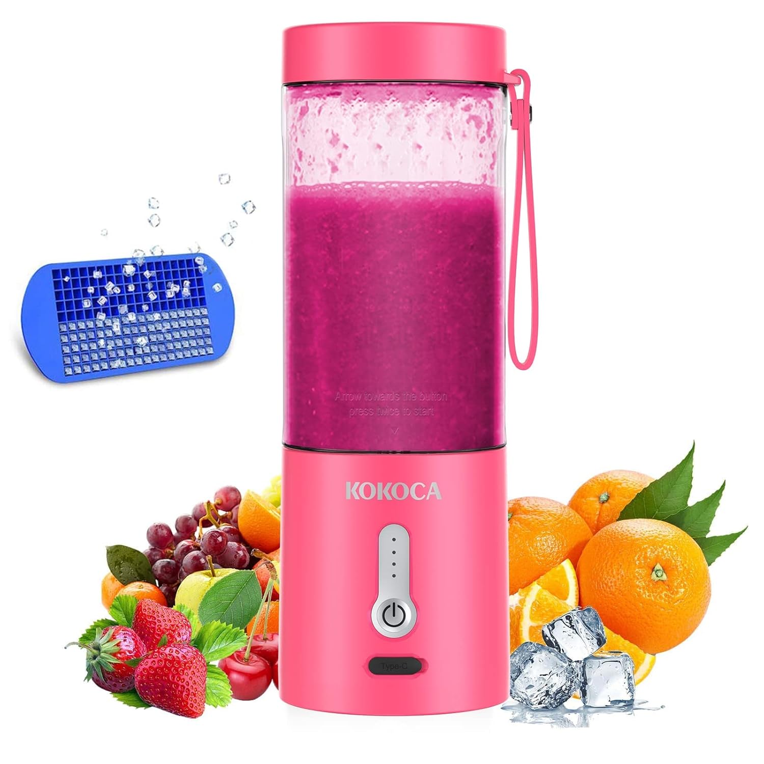 Buy Blend Jet 2 Portable Blender for Shakes and Smoothies, KOKOCA Personal Travel Blender for