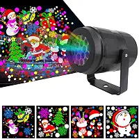 Projetor de Luz de Natal HEITIGN Com Lâmpada de Projeção LED Deslizante de 16 para Festa de Natal Luzes do Projetor para Decoração de Festa