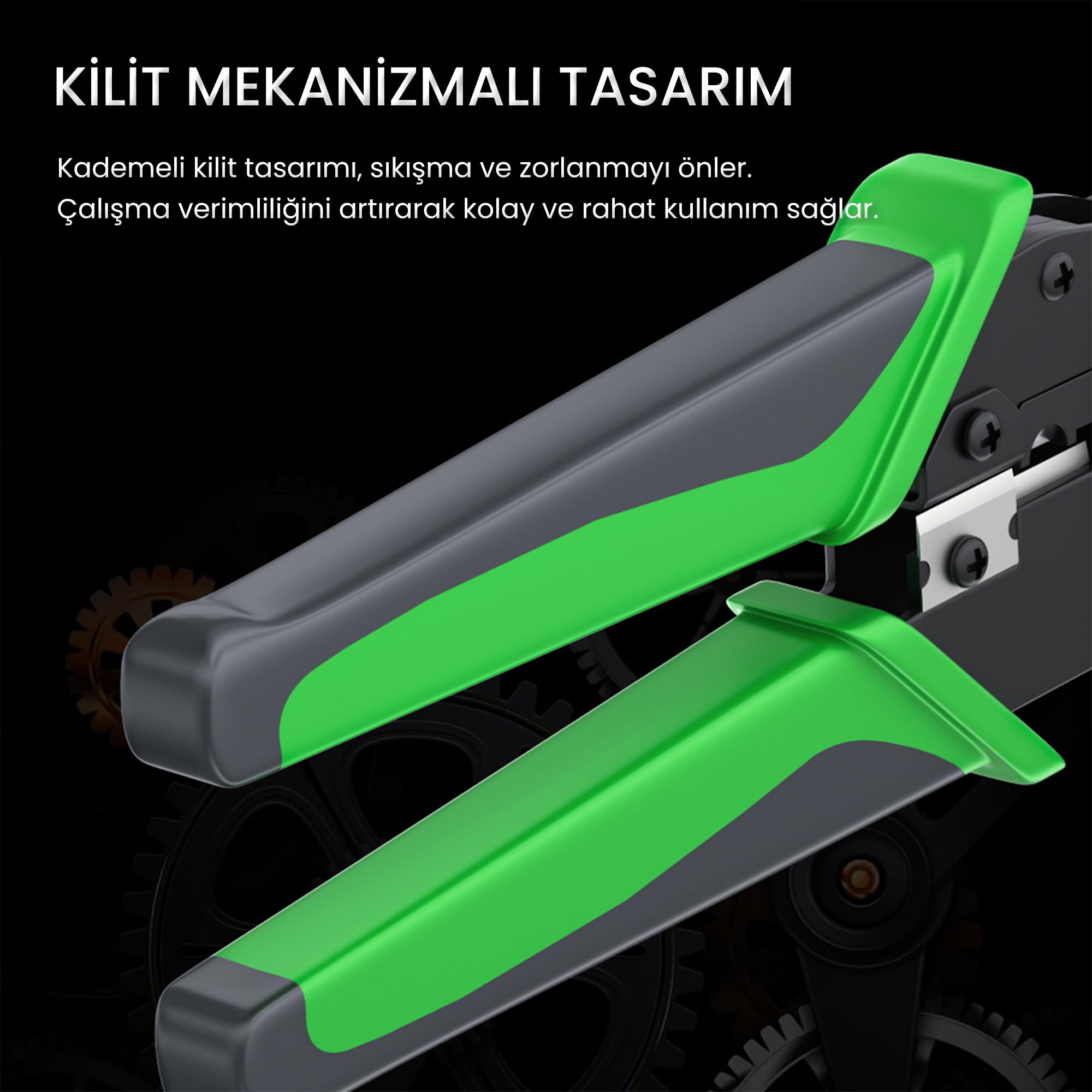 VegGieg RJ45 Ethernet RJ11 Telefon Soket Jack Sıkma Pensesi