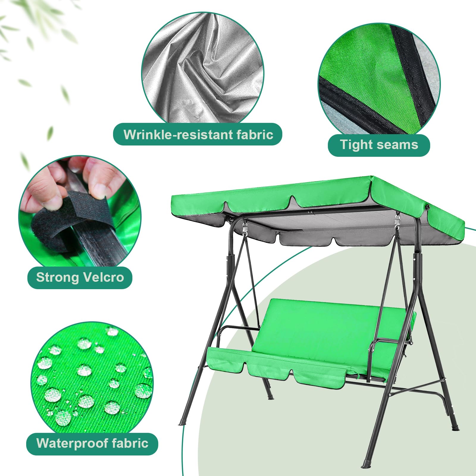 Copertura Di Ricambio Per Dondolo Da Giardino - Impermeabile E Anti UV - Foto 3