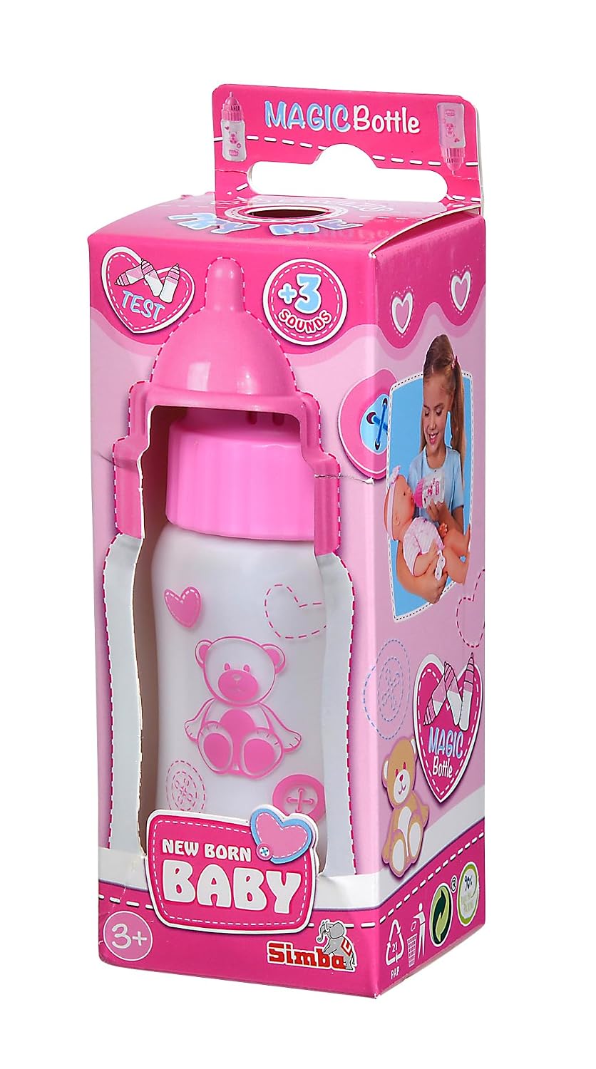 New Born Baby Magic Milk Bottle with Sound/Milk Bottle with Disappearing Milk / 3 Baby Sounds / 13 cm/for Children from 3 Years