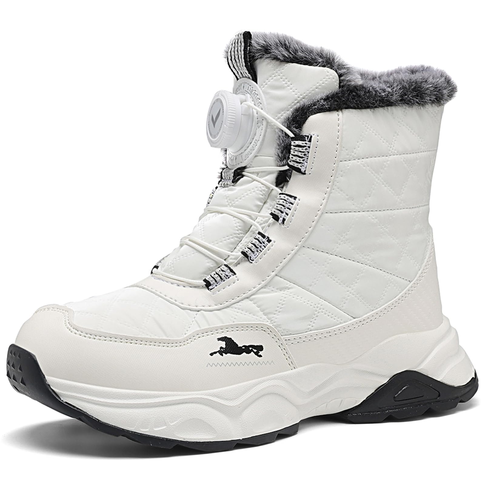 Kids Snow Boots Boys Girls Winter Waterproof Hiking Shoes