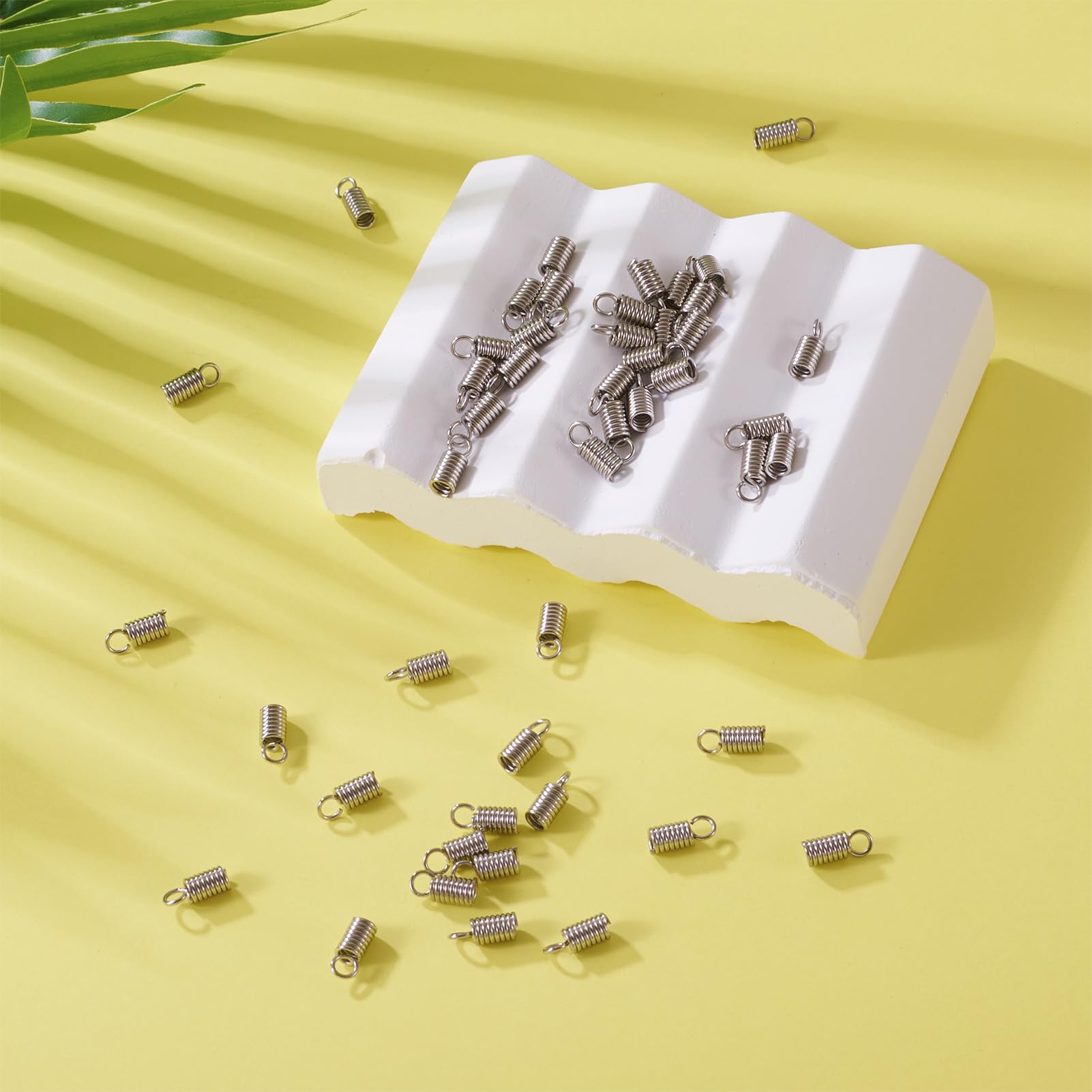 Amazon.com: Pandahall 50pcs 304 Stainless Steel Tube Coil Cord