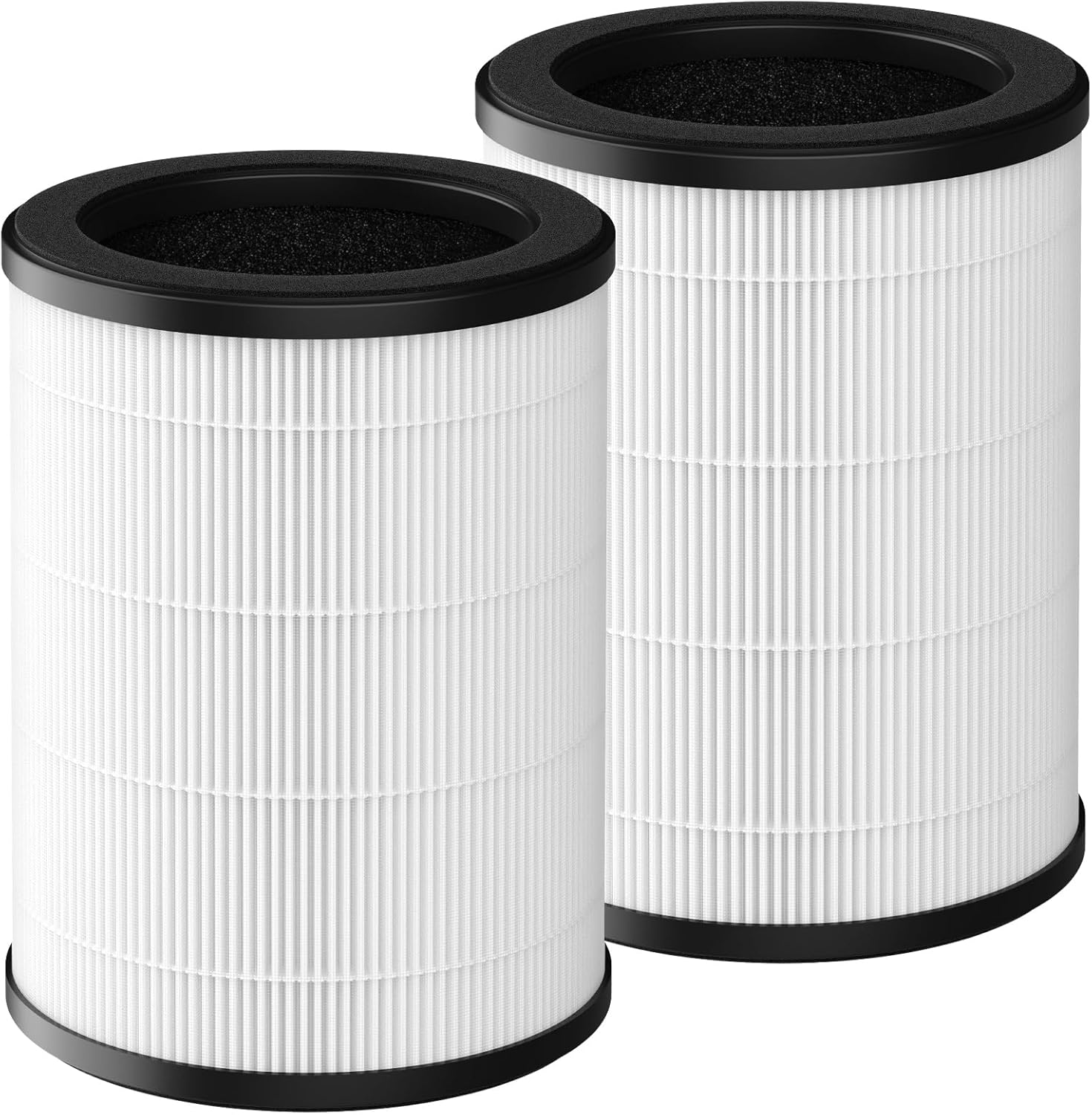 ZQA-6000A Replacement Filter Compatible with Cobectal ZQA-6000A Air Purifier, 360° 3-Stage Filtration for Home Large Rooms, H14 True HEPA Filter, 2 Pack